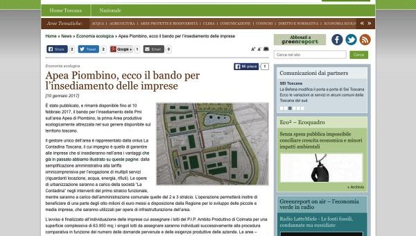 Apea Piombino, ecco il bando per l’insediamento delle imprese – greenreport.it 10 gennaio 2017